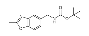 tert-butyl ((2-methylbenzo[d]oxazol-5-yl)methyl)carbamate Structure