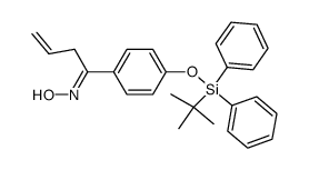 1-(4-((tert-butyldiphenylsilyl)oxy)phenyl)but-3-en-1-one oxime Structure