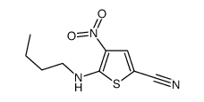 5-(butylamino)-4-nitrothiophene-2-carbonitrile Structure