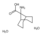 9-aminobicyclo[3.3.1]nonane-9-carboxylic acid,dihydrate结构式