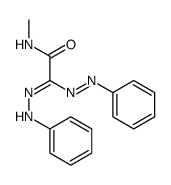 N-methyl-2-phenyldiazenyl-2-(phenylhydrazinylidene)acetamide结构式