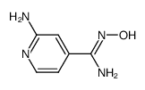 2-amino-N'-hydroxypyridine-4-carboximidamide结构式