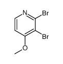 2,3-dibromo-4-methoxypyridine Structure