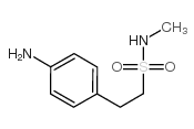 4-氨基-N-甲基苯乙基磺酰胺结构式