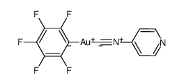 [Au(C6F5)(CNPy-4)] Structure