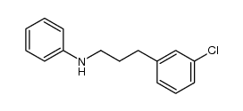 N-[3-(3-chloro-phenyl)-propyl]-aniline Structure