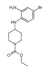 ethyl 4-((2-amino-4-bromophenyl)amino)piperidine-1-carboxylate Structure