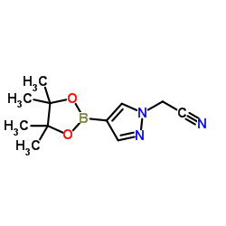 2-(4-(4,4,5,5-Tetramethyl-1,3,2-dioxaborolan-2-yl)-1H-pyrazol-1-yl)acetonitrile picture