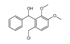 (6-Chloromethyl-2,3-dimethoxy-phenyl)-phenyl-methanol结构式