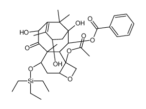 7-O-(Triethylsilyl)-10-deacetyl Baccatin III结构式