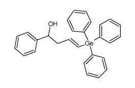 1-phenyl-4-triphenylgermyl-3-buten-1-ol Structure