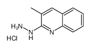 2-Hydrazino-3-methylquinoline hydrochloride结构式