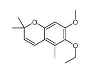 6-ethoxy-7-methoxy-2,2,5-trimethylchromene Structure