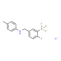 Potassium 3-((4-methylphenylamino)methyl)phenyltrifluoroborate Structure