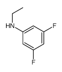 Benzenamine, N-ethyl-3,5-difluoro- (9CI) Structure