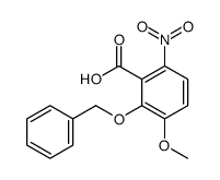 3-methoxy-6-nitro-2-phenylmethoxybenzoic acid Structure