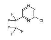 2-Chloro-6-(pentafluoroethyl)pyrazine Structure