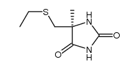 (S)-5-ethylsulfanylmethyl-5-methylimidazolidine-2,4-dione Structure