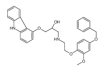 (R)-(+)-4'-Benzyloxyphenyl Carvedilol Structure