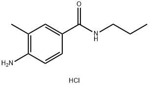 4-amino-3-methyl-N-propylbenzamide hydrochloride Structure