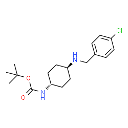 tert-Butyl (1R*,4R*)-4-(4-chlorobenzylamino)cyclohexylcarbamate picture