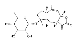 2-Desoxypleniradin-4-0-a-L-rhamnopyranoside结构式