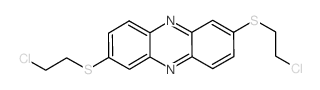 2,7-bis((2-chloroethyl)thio)phenazine (en)Phenazine, 2,7-bis[(2-chloroethyl)thio]- (en)结构式