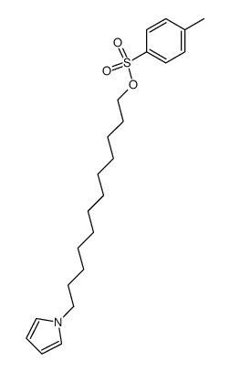 12-(pyrrol-1-yl)dodecyl-p-toluenesulphonate结构式