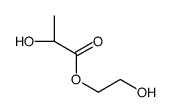 Propanoic acid, 2-hydroxy-, 2-hydroxyethyl ester, (S)- (9CI)结构式