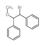 Benzene,1,1'-(1-bromo-2-methoxy-1,2-ethanediyl)bis-结构式