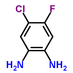 4-氯-5-氟-邻苯二胺结构式