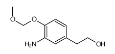 2-[3-amino-4-(methoxymethoxy)phenyl]ethanol Structure