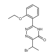 6-(1-bromoethyl)-3-(2-ethoxyphenyl)-4H-[1,2,4]triazin-5-one结构式