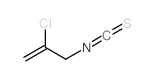 2-chloro-3-isothiocyanato-prop-1-ene Structure