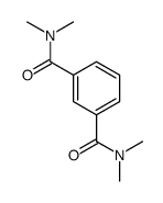 1,3-Benzenedicarboxamide, N,N,N',N'-tetramethyl- Structure