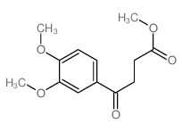 Benzenebutanoic acid,3,4-dimethoxy-g-oxo-,methyl ester structure