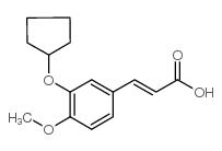 3-[3-(cyclopentyloxy)-4-methoxyphenyl]acrylic acid picture