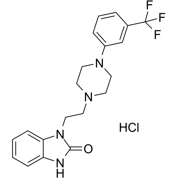 Flibanserin hydrochloride Structure