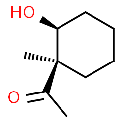 Ethanone, 1-(2-hydroxy-1-methylcyclohexyl)-, cis- (9CI) Structure