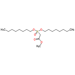 Methyl [bis(octyloxy)phosphoryl]acetate Structure