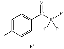 Potassium 4-fluorobenzoyltrifluoroborate结构式