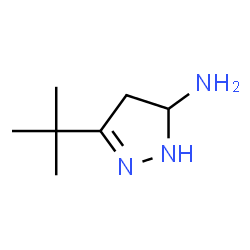 1H-Pyrazol-5-amine,3-(1,1-dimethylethyl)-4,5-dihydro-(9CI) Structure