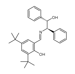 (1S,2R)-tBu2(OH)(C6H2)CHN(CHPh)2OH结构式