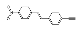 4-( p-nitrostyryl)phenylacetylene Structure