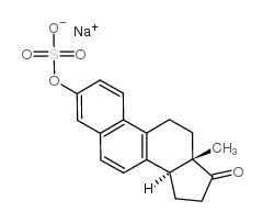 1,3,5(10), 6,8-ESTRAPENTAEN-3-OL-17-ONE SULPHATE, SODIUM SALT结构式