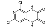 5,7-DICHLOROPYRIDO[3,4-B]PYRAZINE-2,3(1H,4H)-DIONE Structure