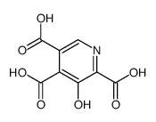 2,4,5-Pyridinetricarboxylic acid,3-hydroxy- structure