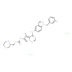 BMS 599626 dihydrochloride structure