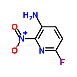 6-Fluoro-2-nitro-3-pyridinamine结构式