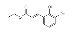 2-Propenoicacid,3-(2,3-dihydroxyphenyl)-,ethylester,(2E)-(9CI) Structure